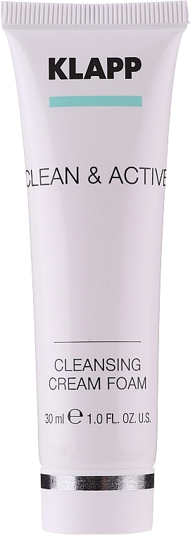 Klapp Базовая очищающая крем пенка Clean & Active Cleansing Cream Foam - фото N3