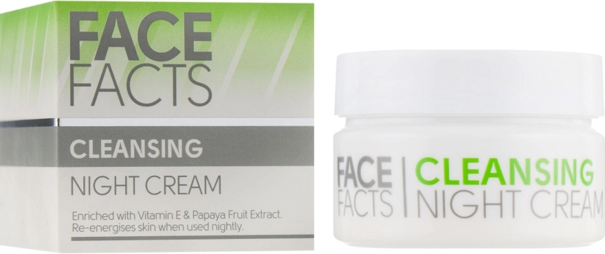 Face Facts Ночной крем для лица Cleansing Night Cream - фото N1