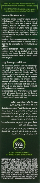 Rene Furterer Бальзам для натуральных светлых и окрашенных волос Okara Blond Brightening Conditioner - фото N3