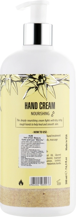 NUB Питательный крем для рук Moisturizing Hand Cream Vanilla - фото N4