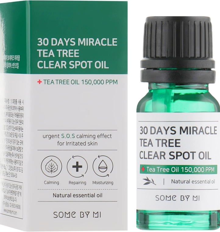 Some By Mi Масло для лица 30 Days Miracle Tea Tree Clear Spot Oil - фото N1