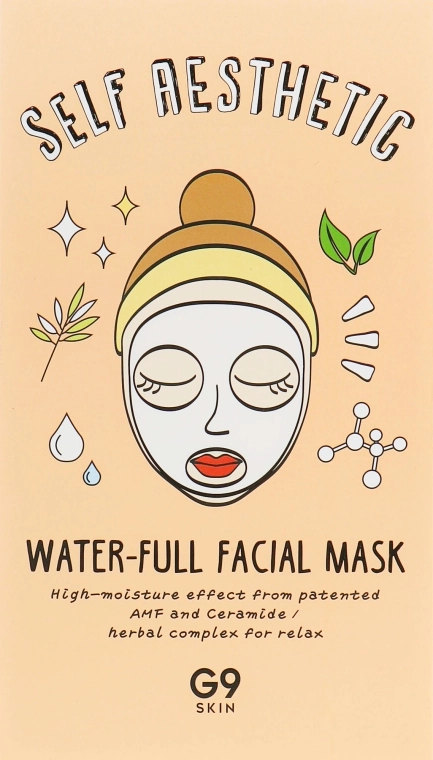 G9Skin Зволожувальна маска для обличчя Self Aesthetic Water-full Facial Mask - фото N1