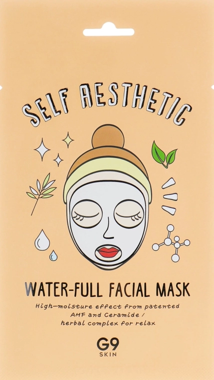 G9Skin Зволожувальна маска для обличчя Self Aesthetic Water-full Facial Mask - фото N2