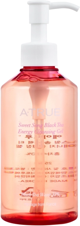 A-True Очищувальний гель для вмивання з екстрактом чорного чаю Sweet Song Black Tea Energy Cleansing Gel - фото N2
