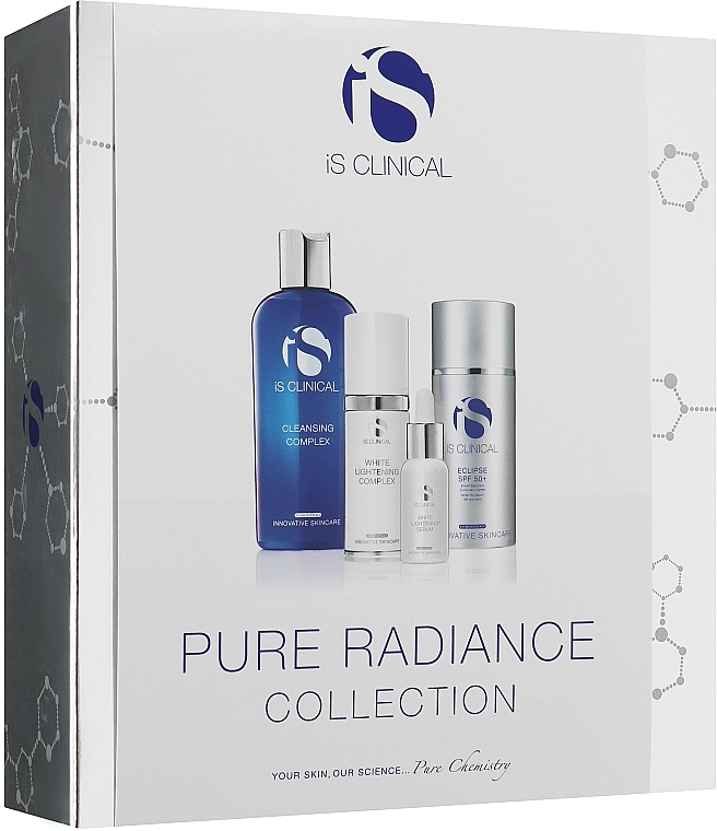 IS CLINICAL Набір для освітлення шкіри Pure Radiance Collection (cl/gel/180ml + serum/15ml + cr/30g + sun/cr/100g) - фото N4