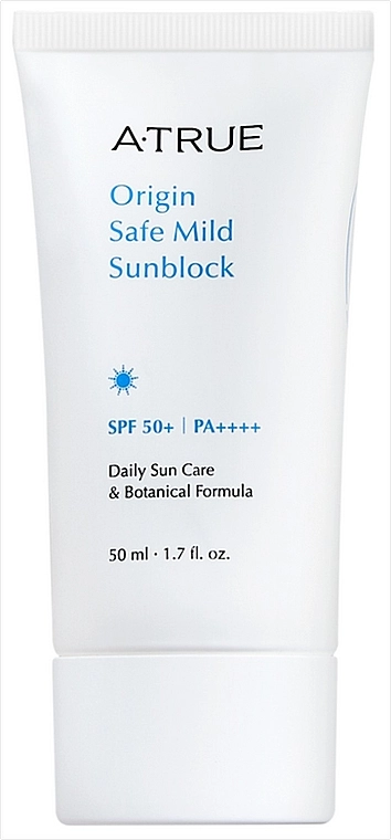 A-True Безопасный мягкий солнцезащитный крем Origin Safe Mild Sunblock SPF50+/PA+++ - фото N2