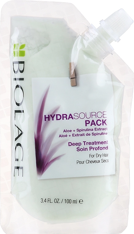 Biolage Маска глубокого действия для сухих волос Deep Treatment Hydrasource Mask For Dry Hair Doy-Pack - фото N1