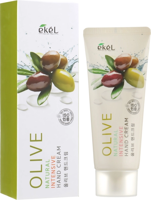 Ekel Крем для рук з екстрактом оливи Natural Intensive Olive Hand Cream - фото N1