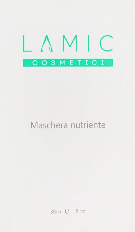 Lamic Cosmetici Маска питательная Maschera Nutriente - фото N1
