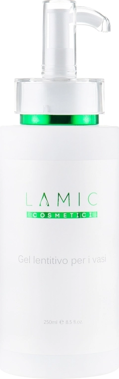 Lamic Cosmetici Аппаратный гель успокаивающий сосуды Gel Lentitivo Per I Vasi - фото N1