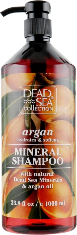 Dead Sea Collection Шампунь з мінералами Мертвого моря та арганієвою олією Argan Mineral Shampoo - фото N1