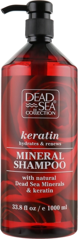 Dead Sea Collection Шампунь с кератином Keratin Mineral Shampoo - фото N1