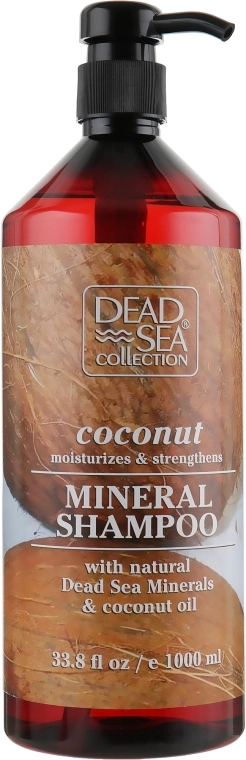 Dead Sea Collection Шампунь з мінералами Мертвого моря і кокосовим маслом Coconut Mineral Shampoo - фото N1