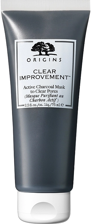 Origins Отшелушивающая маска с активированным углем Clear Improvement Active Charcoal Mask To Clear Pores - фото N1