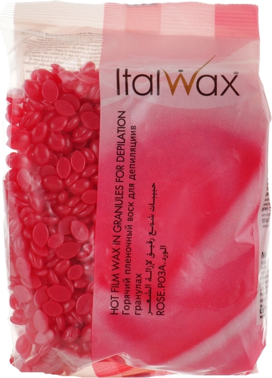 ItalWax Віск для депіляції плівковий у гранулах "Троянда" (Винний) - фото N3