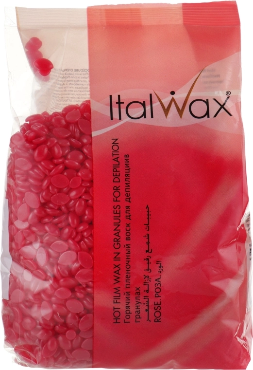 ItalWax Віск для депіляції плівковий у гранулах "Троянда" (Винний) - фото N4