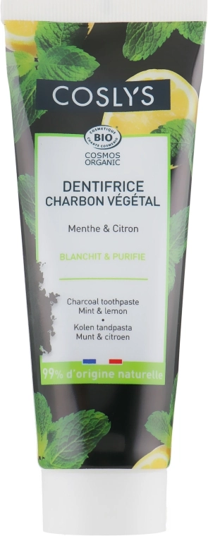 Coslys Зубная паста с углем Charcoal Toothpaste - фото N1