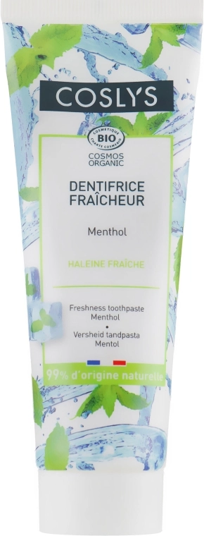 Coslys Зубная паста освежающая с ментолом Freshness Toothpaste - фото N1