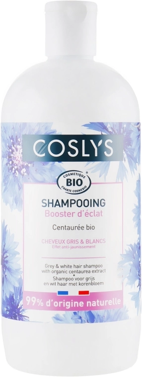 Coslys Шампунь для сивого волосся з екстрактом волошки Shampoo - фото N1