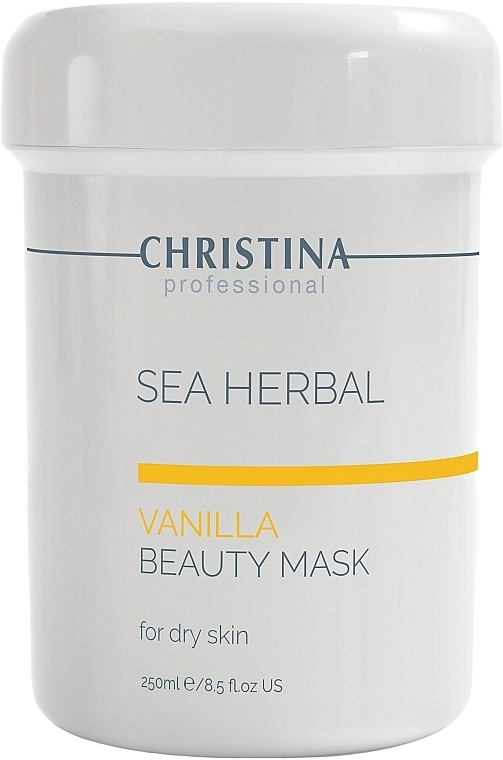 Christina Ванильная маска красоты для сухой кожи Sea Herbal Beauty Mask Vanilla - фото N3