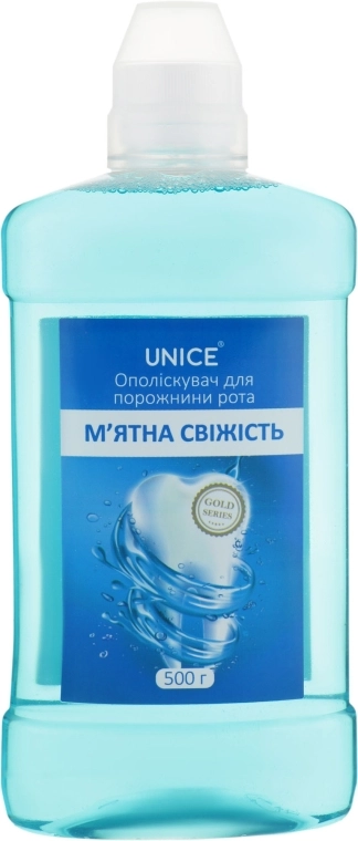 Unice Ополіскувач для порожнини рота "М'ятна свіжість" Mint Oral Rince - фото N1