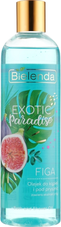 Bielenda Масло для душа "Инжир" Exotic Paradise Bath & Shower Oil Figa - фото N1