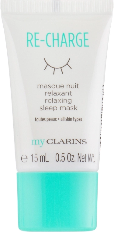 Clarins Нічна маска для обличчя "Релакс" My Re-Charge Relaxing Sleep Mask (міні) - фото N1