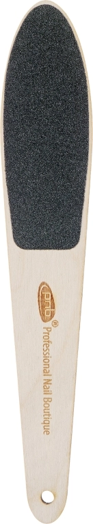PNB Педикюрная пилка для стоп 100/180, деревянная Wooden Pedicure File - фото N1