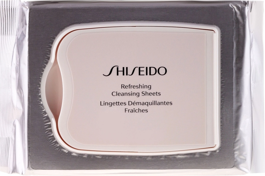 Shiseido Салфетки для лица освежающие Skincare Global Refreshing Cleansing Sheets - фото N2