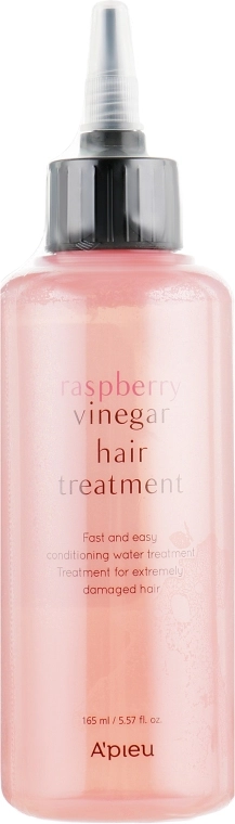 Бальзам для волосся з малиновим оцтом - A'pieu Raspberry Vinegar Hair Treatment, 165 мл - фото N1
