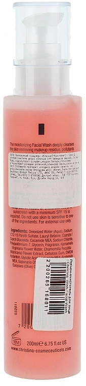 Лосьйон-очисник для обличчя - Christina Wish-Facial Wash, 200ml - фото N2