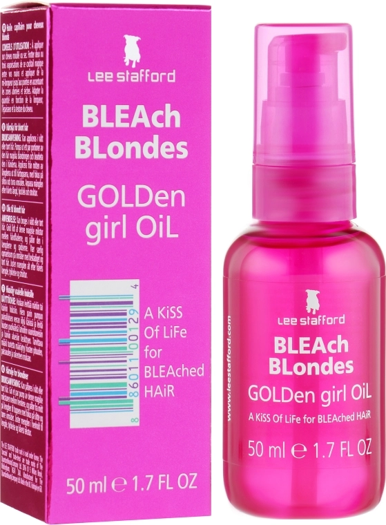 Lee Stafford Живильна олія для освітленого волосся Bleach Blondes Golden Girl Oil - фото N1