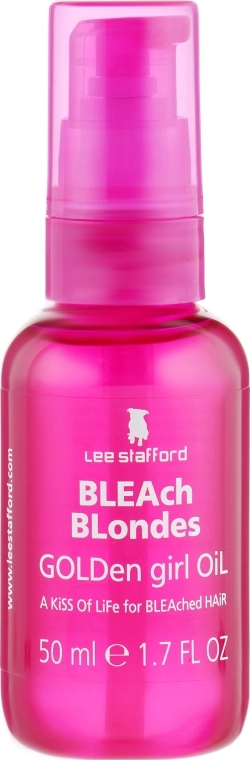 Lee Stafford Живильна олія для освітленого волосся Bleach Blondes Golden Girl Oil - фото N2