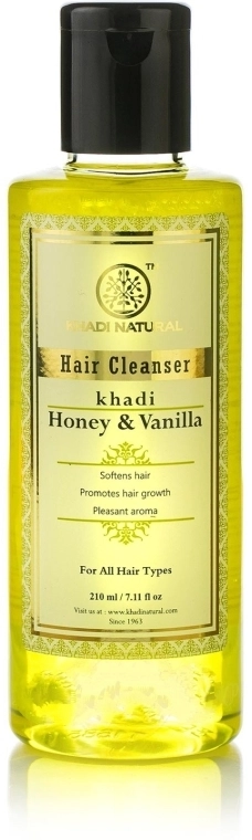 Khadi Natural Аюрведичний шампунь "Мед і ваніль" Ayurvedic Honey & Vanilla Hair Cleanser - фото N3