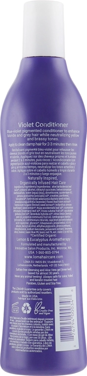 Loma Кондиціонер для світлого волосся Hair Care Violet Conditioner - фото N4