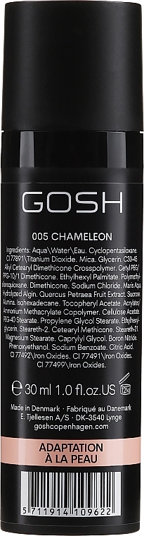 Gosh Copenhagen Gosh Foundation Primer Plus Skin Adaptor Основа-праймер під макіяж - фото N2