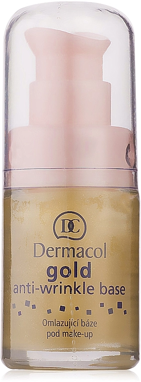 Dermacol База під макіяж омолоджуюча з активним золотом Base Gold Anti-Wrinkle (помпа) - фото N1