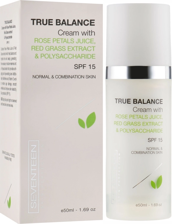 Seventeen Крем для обличчя "Справжній баланс" Skin Perfection True Balance Cream SPF 15 - фото N1