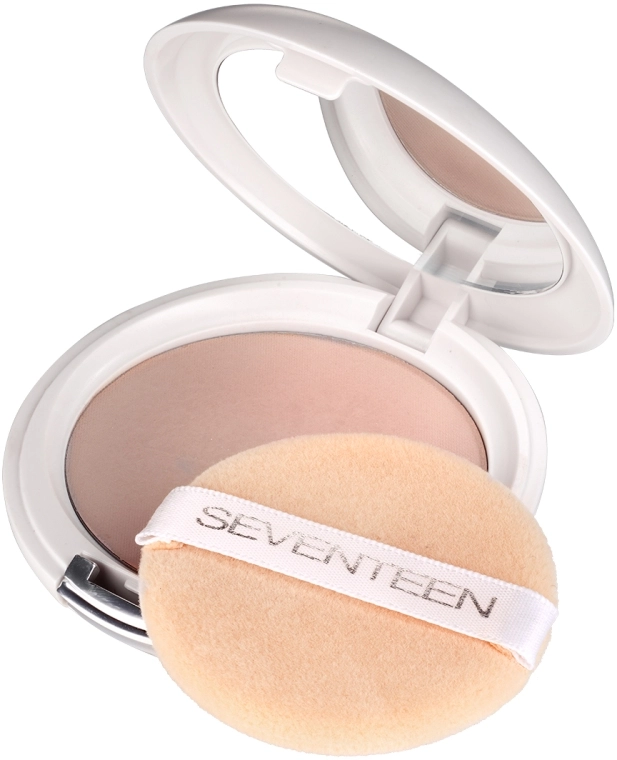 Seventeen Natural Silky Compact Powder Компактная пудра с зеркалом - фото N1