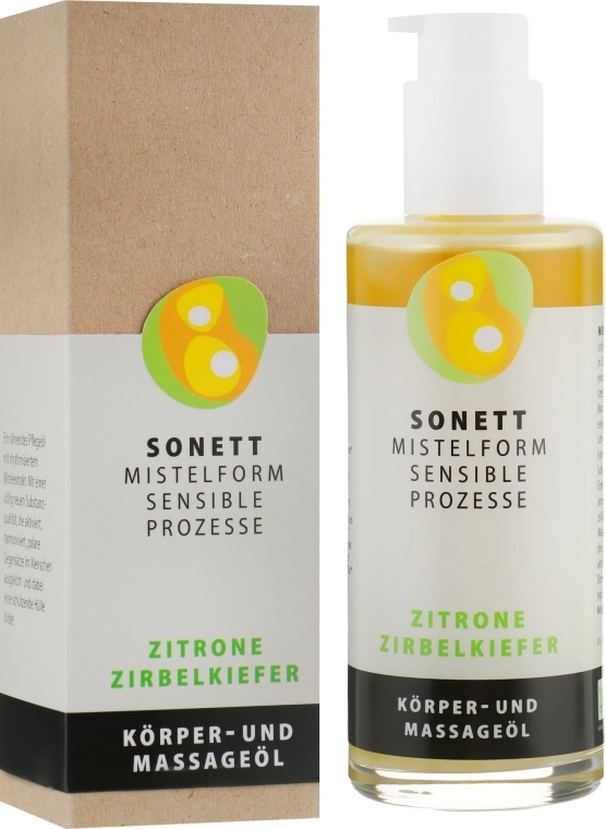 Sonett Органічна масажна олія "Цитрус" Sonnet Citrus Massage Oil - фото N1