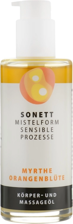 Sonett Органічна масажна олія "Мирт і колір апельсина" Sonnet Massage Oil - фото N1