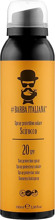 Barba Italiana Солнцезащитный спрей Scirocco Sun Protective Sprey SPF 20 - фото N1