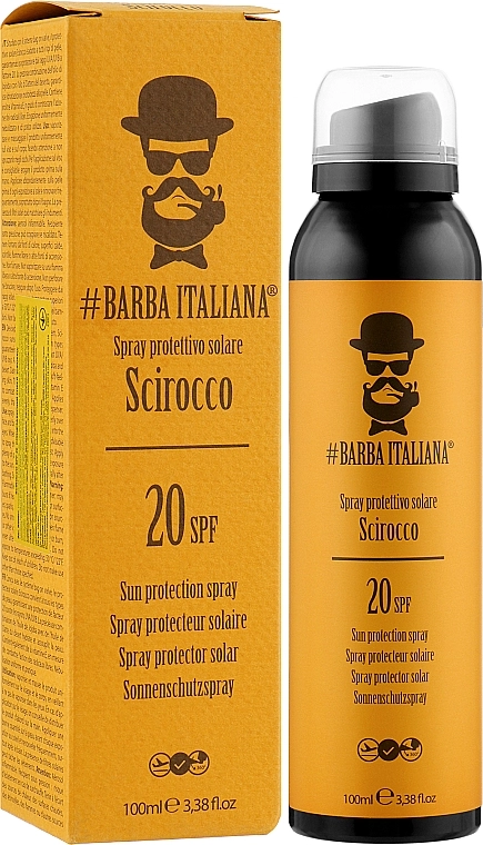 Barba Italiana Солнцезащитный спрей Scirocco Sun Protective Sprey SPF 20 - фото N2