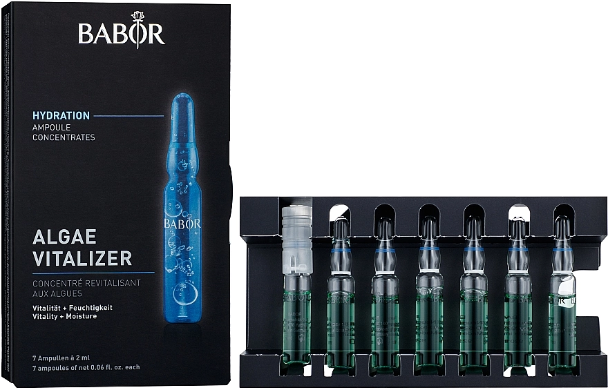 Babor Ампулы для лица с водорослями Ampoule Concentrates Algae Vitalizer - фото N1