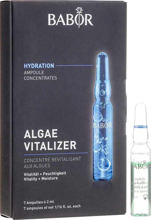 Babor Ампулы для лица с водорослями Ampoule Concentrates Algae Vitalizer - фото N3