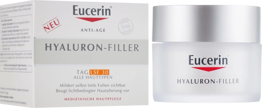 Eucerin Дневной крем против морщин для всех типов кожи Hyaluron Filler SPF 30 - фото N1