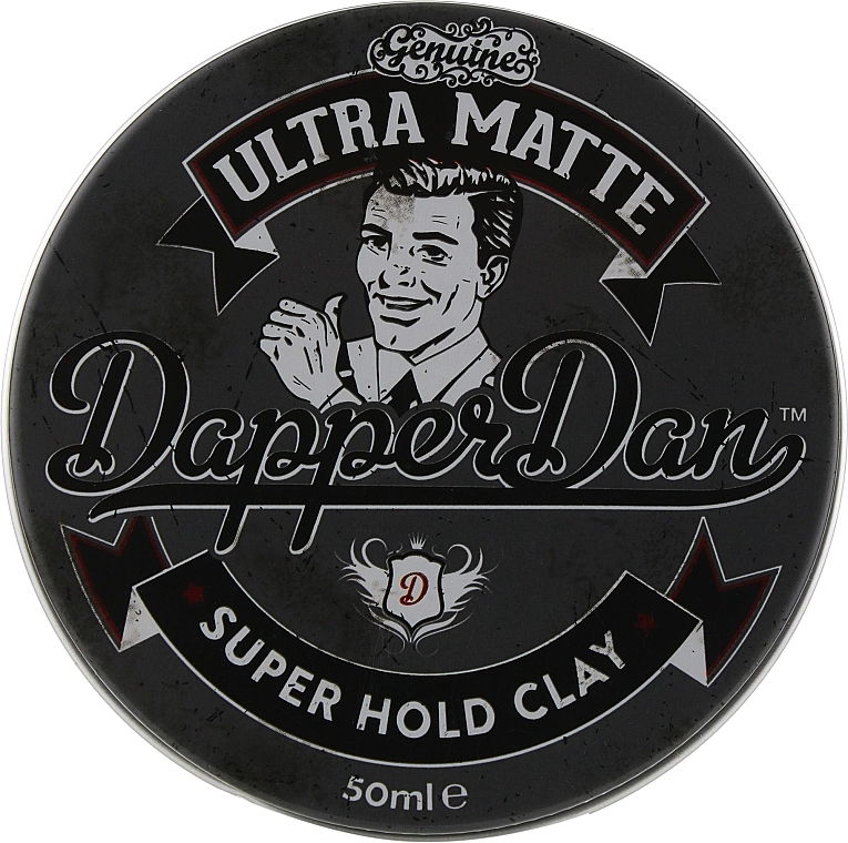 Dapper Dan Глина для укладки волос матовая Ultra Matte Super Hold Clay - фото N1