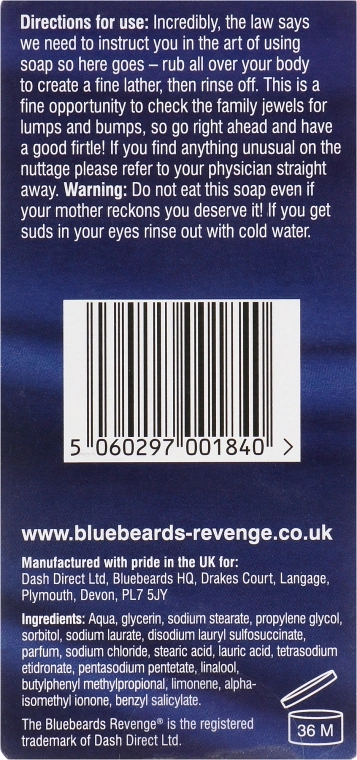 The Bluebeards Revenge Мило для тіла Classic Ice Soap - фото N2