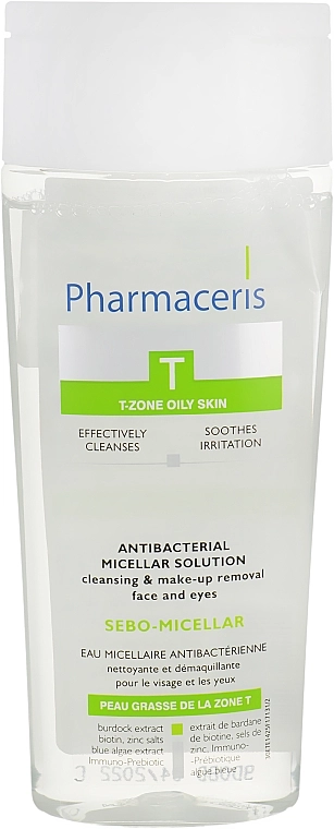 Pharmaceris Міцелярна рідина для очищення T Sebo-Micellar Solution Cleansing Make-Up Removal - фото N1