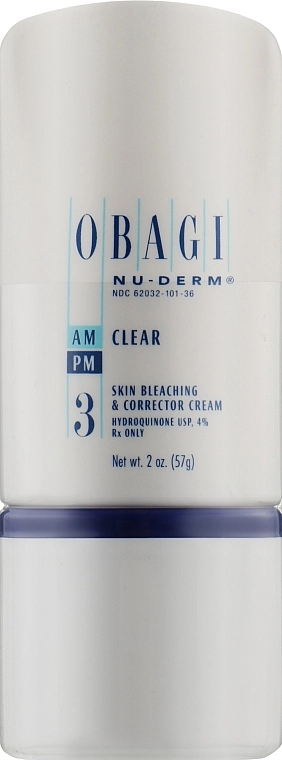 Obagi Medical Крем для лица осветляющий с 4% гидрохиноном Obagi Nu Derm Clear Rx Skin Brightening Cream - фото N1
